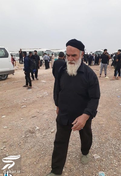 شباهت عجیب یک زائر کربلا به امام خمینی (ره)