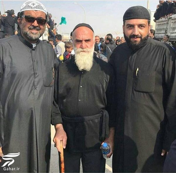 شباهت عجیب یک زائر کربلا به امام خمینی (ره)