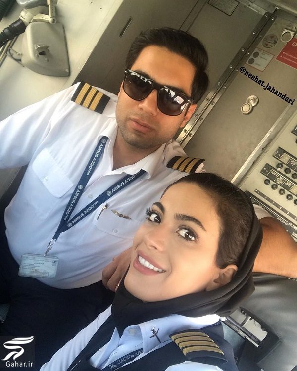عکسها و بیوگرافی نشاط جهانداری اولین خلبان زن ایرانی