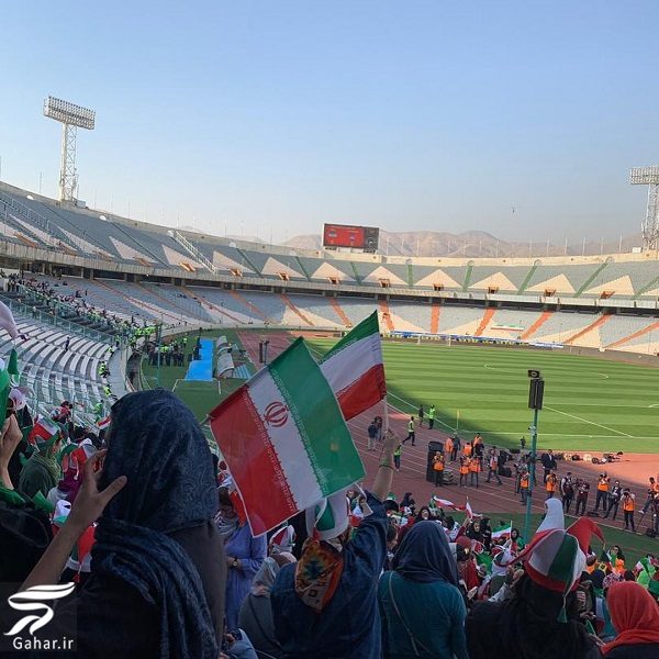 عکسهای تماشاگران زن بازی ایران کامبوج