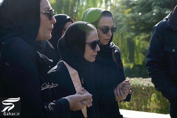 عکسهای بازیگران در مراسم تشییع مجید اوجی