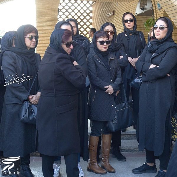 عکسهای بازیگران در مراسم تشییع مجید اوجی
