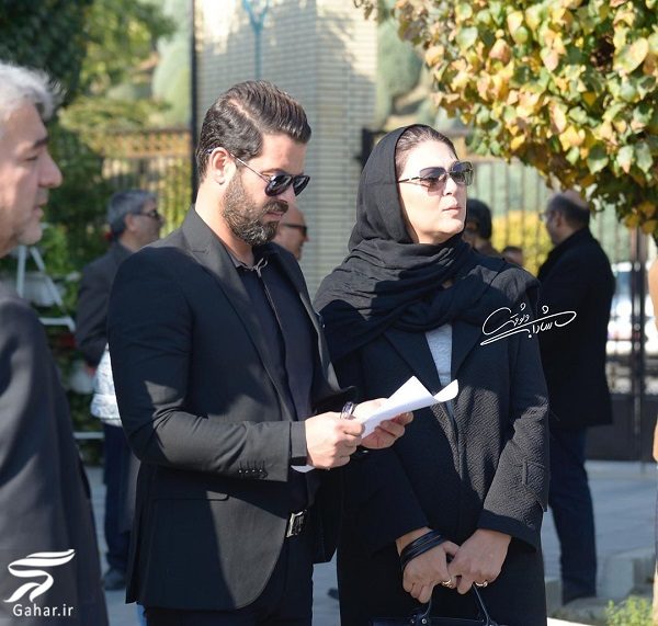 عکسهای بازیگران در مراسم تشییع مجید اوجی