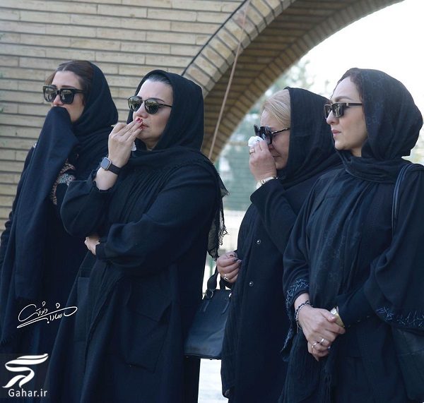 عکسهای بازیگران در مراسم تشییع مجید اوجی