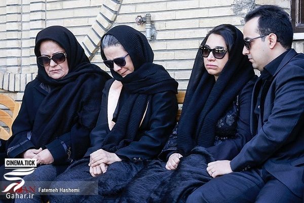 عکسهای بازیگران در مراسم تشییع مجید اوجی