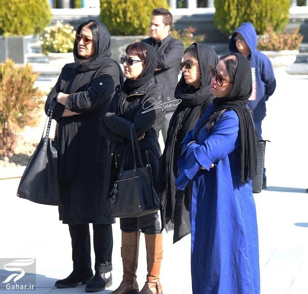 عکسهای بازیگران در مراسم تشییع مجید اوجی