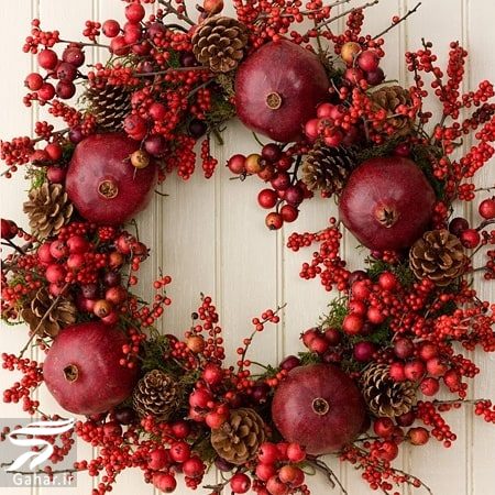 عکس های تزیین انار شب یلدا
