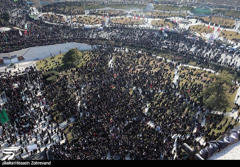 عکسهای مراسم تشییع سردار سلیمانی با حضور باشکوه مردم