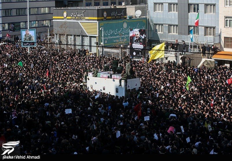عکسهای مراسم تشییع سردار سلیمانی با حضور باشکوه مردم