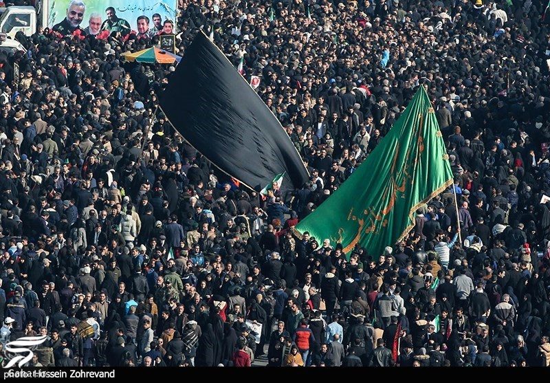 عکسهای مراسم تشییع سردار سلیمانی با حضور باشکوه مردم