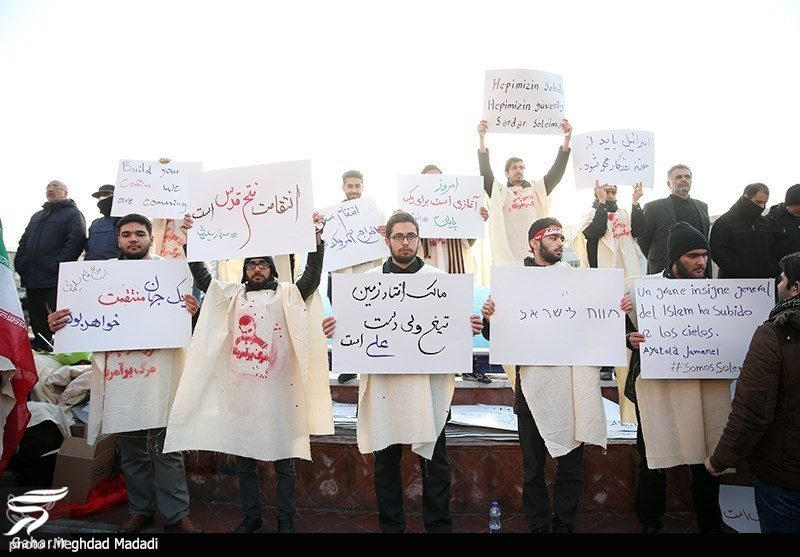 عکسهای مراسم تشییع سردار سلیمانی با حضور باشکوه مردم