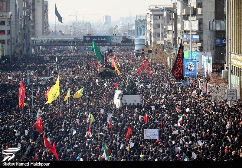 عکسهای مراسم تشییع سردار سلیمانی با حضور باشکوه مردم