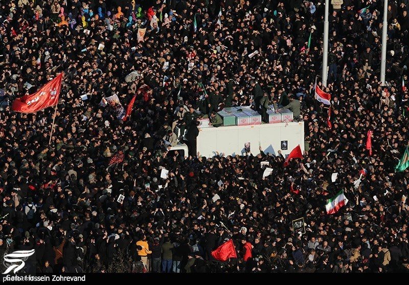 عکسهای مراسم تشییع سردار سلیمانی با حضور باشکوه مردم
