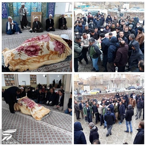 مراسم غریبانه تشییع سیامند رحمان قهرمان ایران و جهان