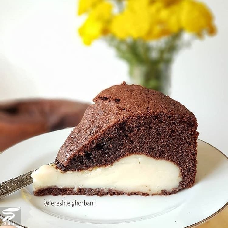 دستور پخت کیک ماگما شکلاتی + فیلم آموزشی