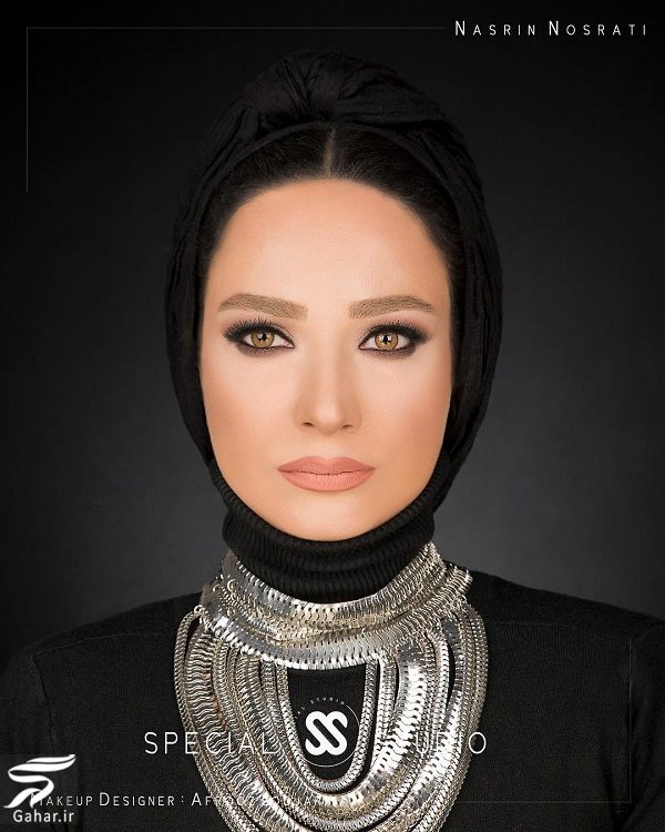 عکسهای دیدنی از میکاپ متفاوت نسرین نصرتی بازیگر پایتخت