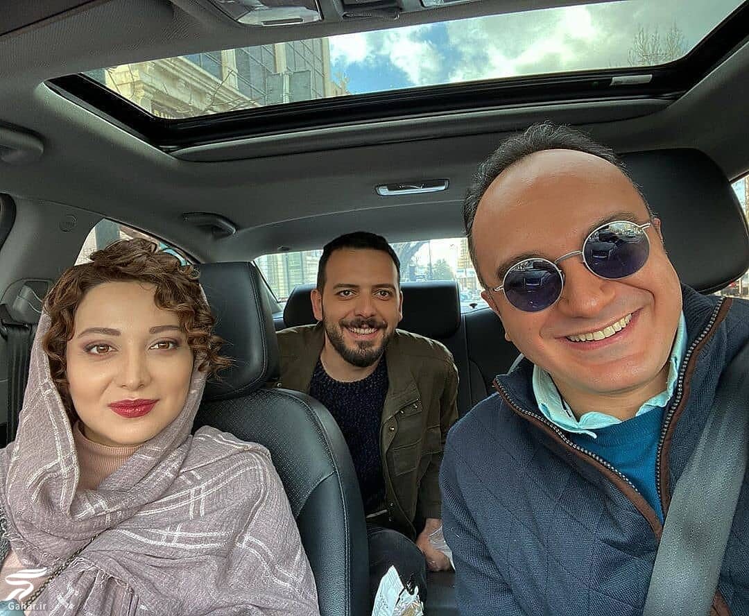 بازیگران در پشت صحنه سریال هم گناه + عکس