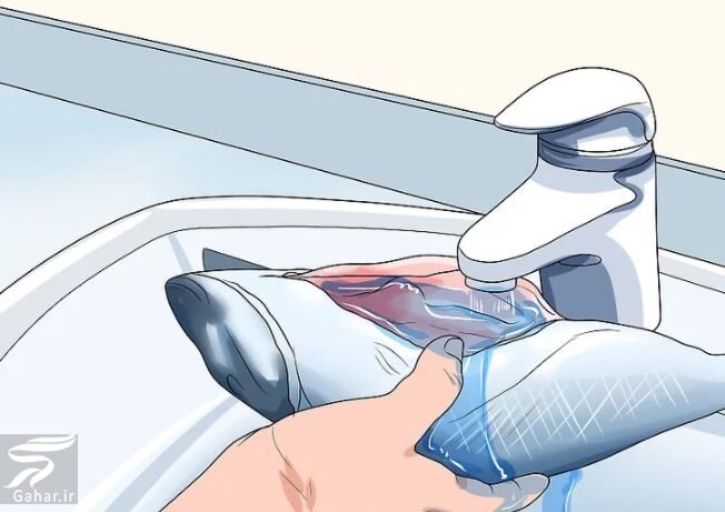 نحوه تمیز کردن ماهی به صورت تصویری و از بین بردن بوی آن