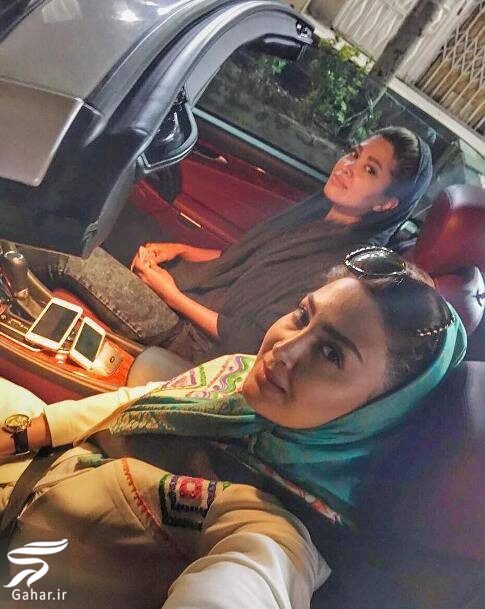 عکسهای مریم معصومی در ماشین لاکچری اش!