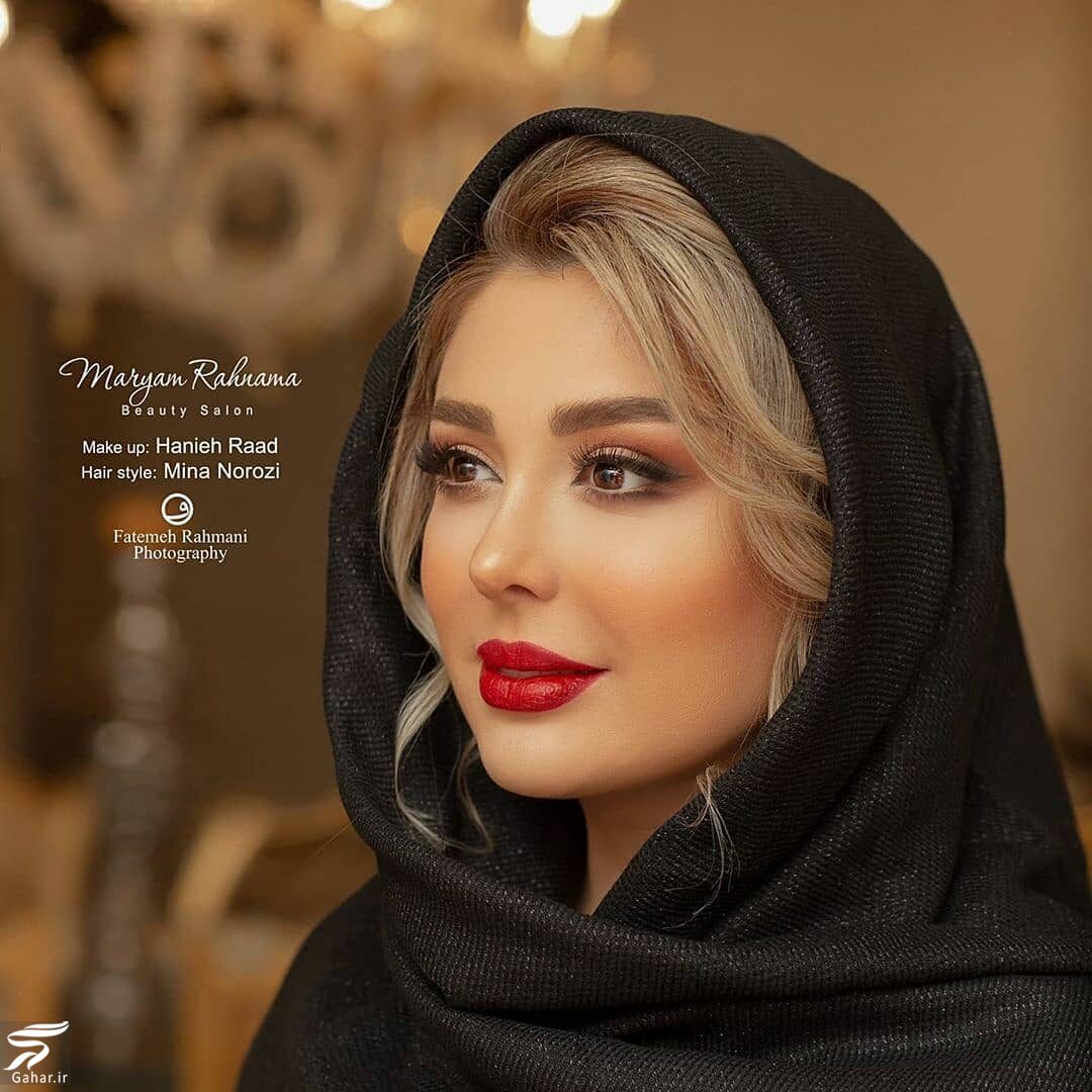 عکسهای زیبا و جذاب از جدیدترین آرایش نیوشا ضیغمی
