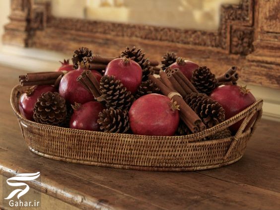 عکس های تزیین انار شب یلدا