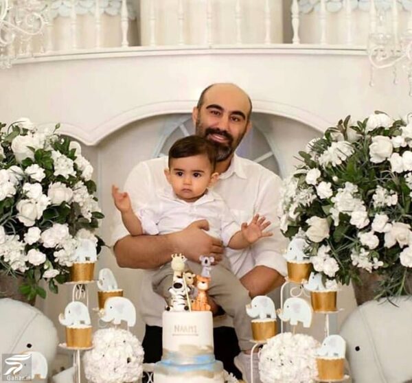 محسن تنابنده و پسرش نامی / عکس