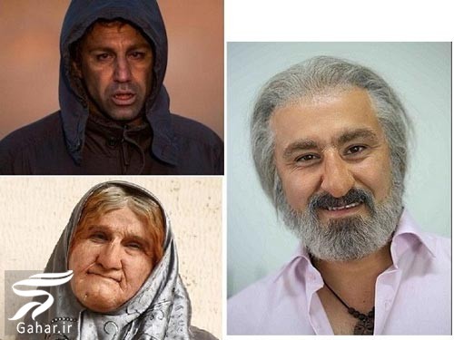 گریم های سنگین بازیگران سینمای ایران | تصاویر