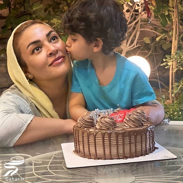 تولد 46 سالگی زیبا بروفه در کنار پسرش / عکس