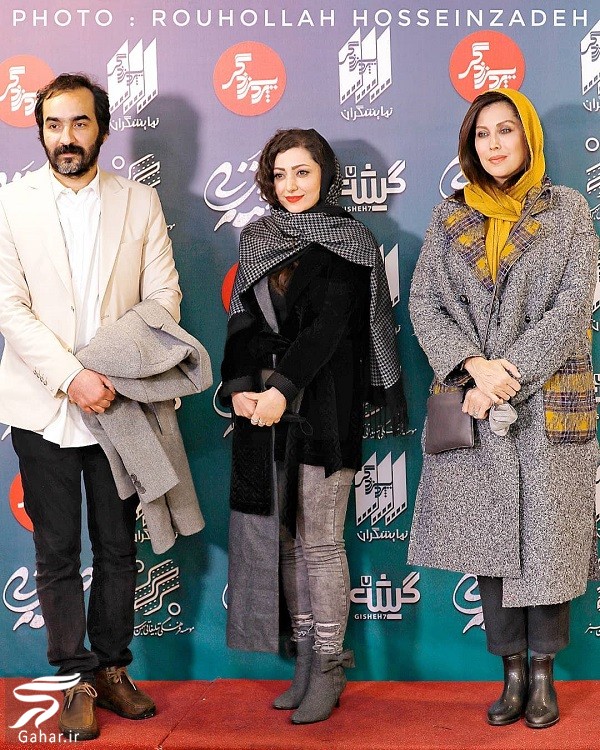 عکسهای بازیگران در اکران فیلم صحنه زنی