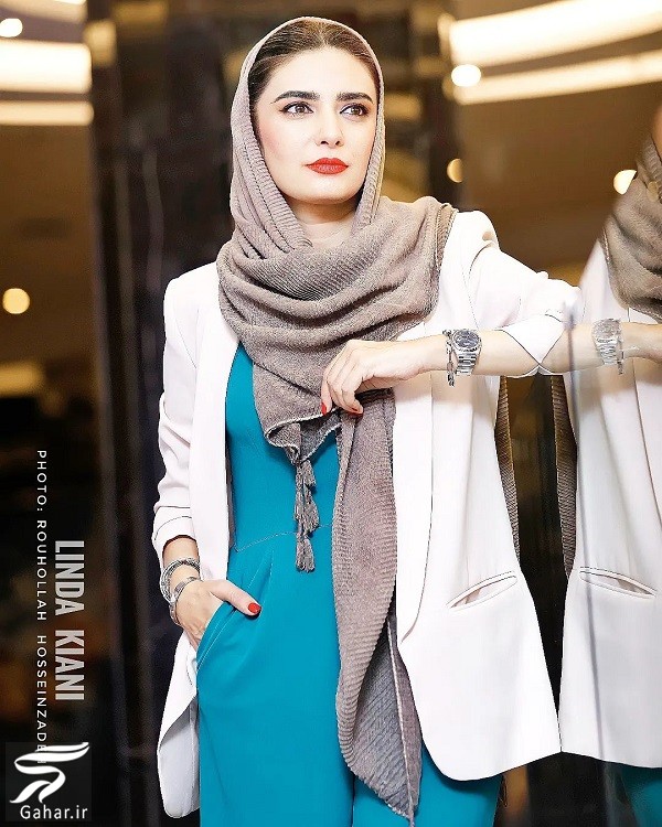 استایل لیندا کیانی در اکران بازیووو / تصاویر