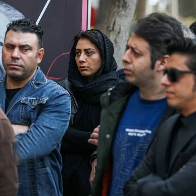 عکسهای مراسم تشییع شهرام عبدلی با حضور بازیگران