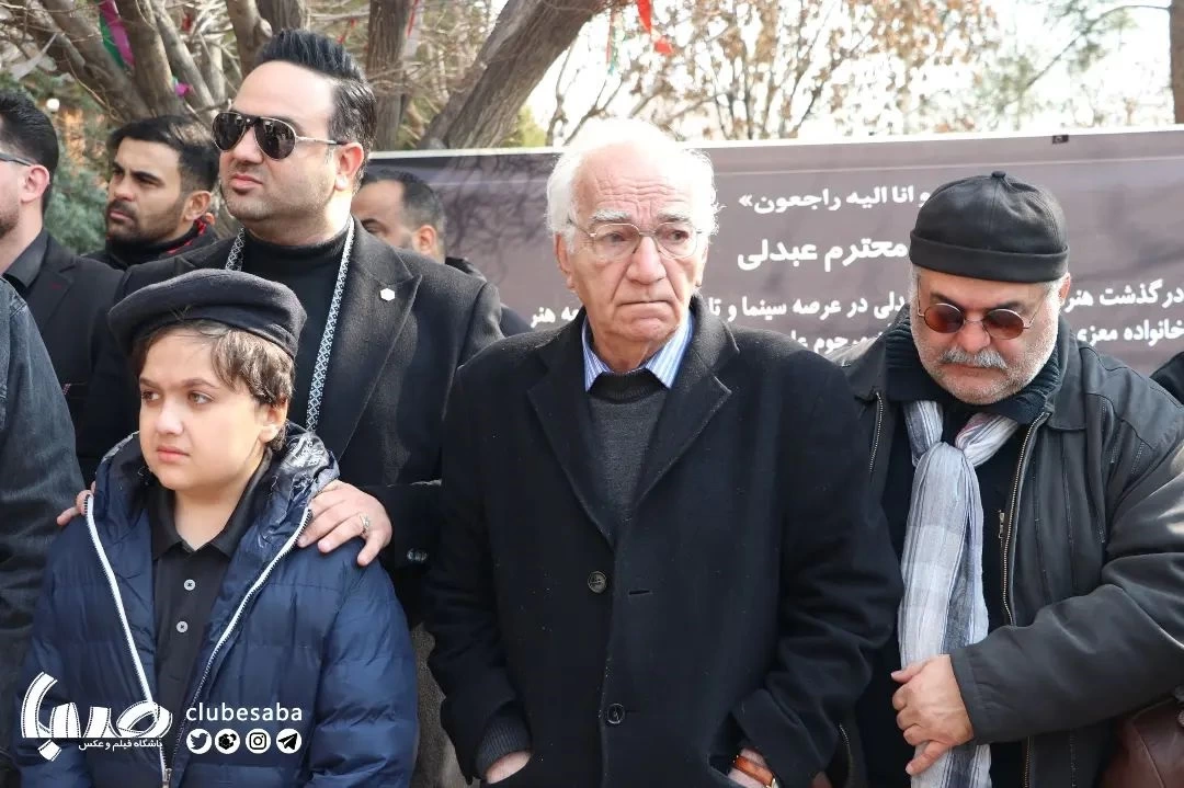 عکسهای مراسم تشییع شهرام عبدلی با حضور بازیگران