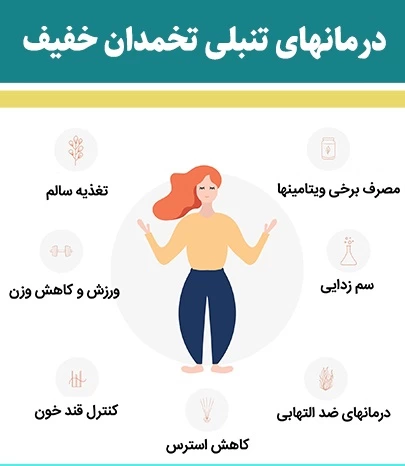 درمان تنبلی تخمدان در خانه