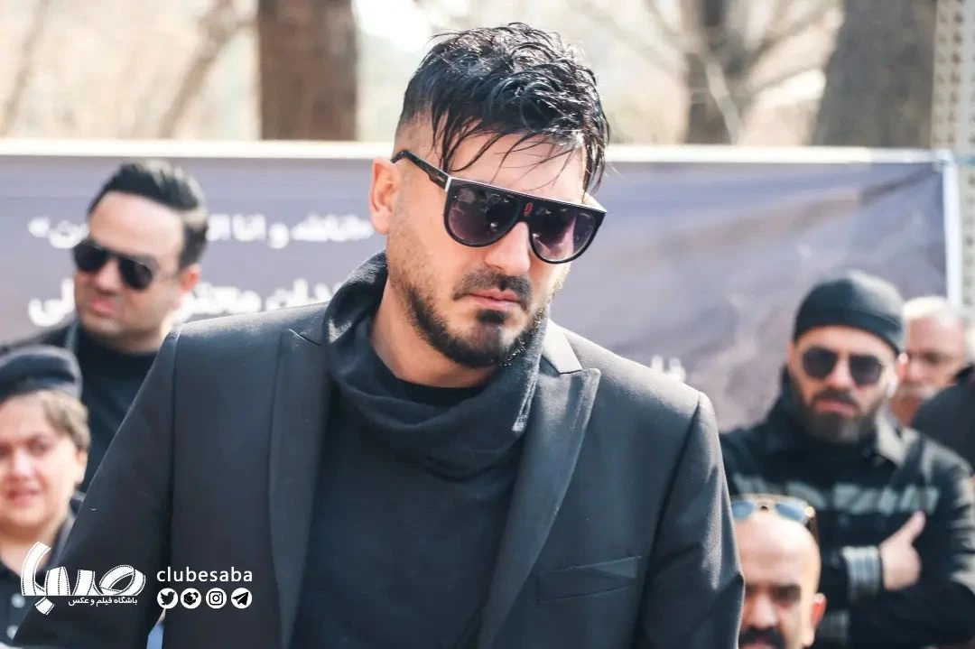 عکسهای مراسم تشییع شهرام عبدلی با حضور بازیگران