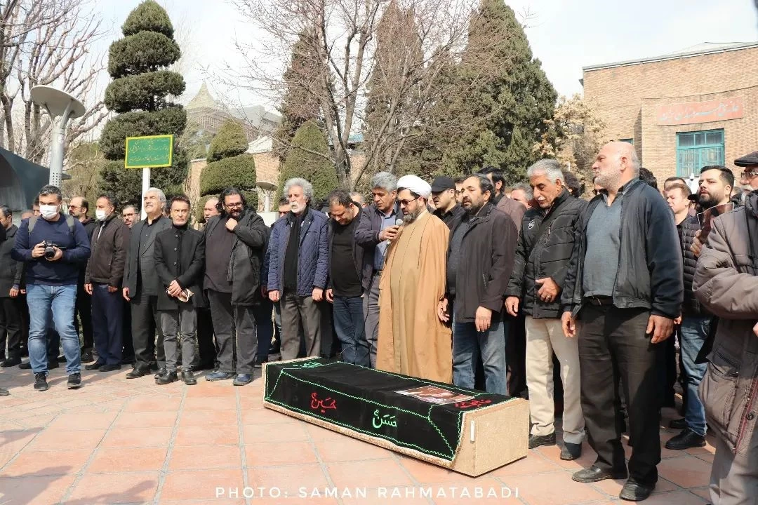 عکسهای مراسم تشییع شهرام عبدلی با حضور بازیگران