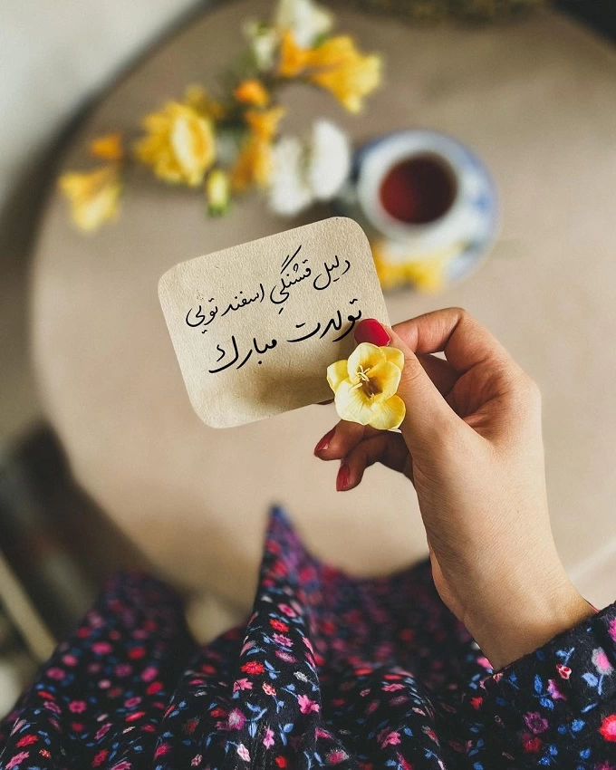عکس تبریک تولد اسفند ماهی / عکس پروفایل دختر اسفند ماهی