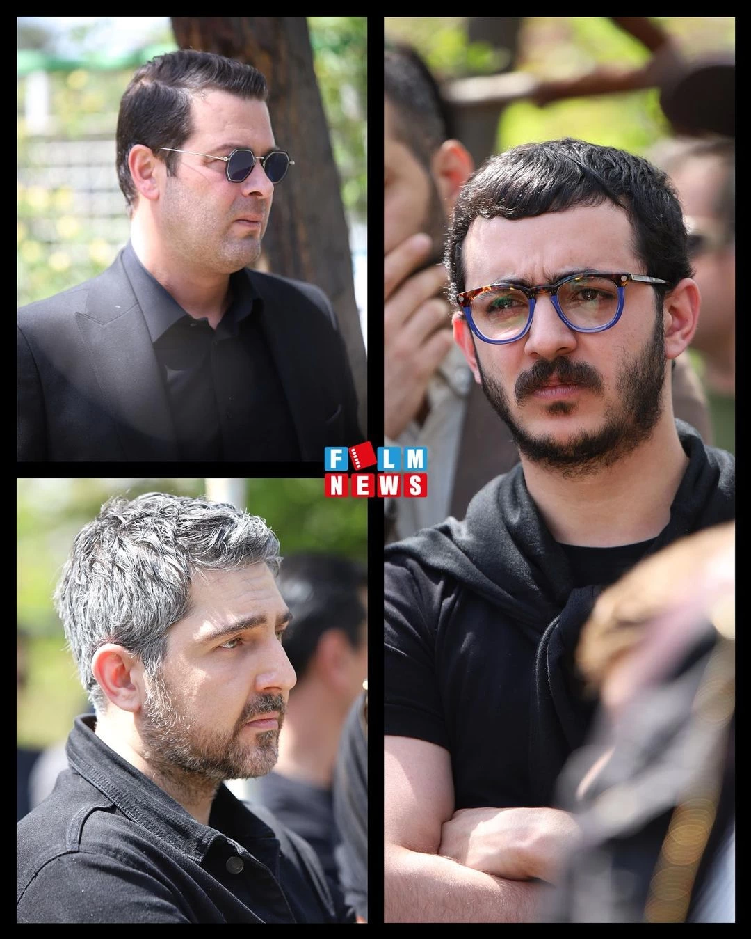 عکسهای حضور بازیگران در مراسم تشییع کیومرث پوراحمد