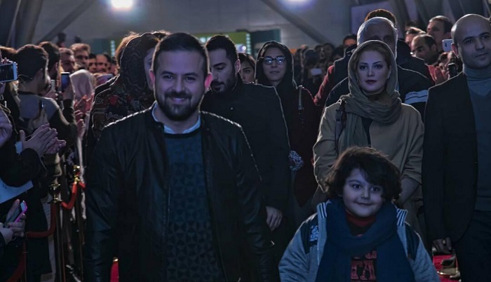 عکس های بازیگران در فرش قرمز فیلم خشم و هیاهو جشنواره فجر 94
