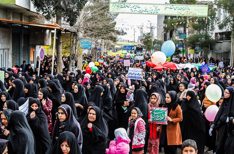 عکس های راهپیمایی 22 بهمن 94