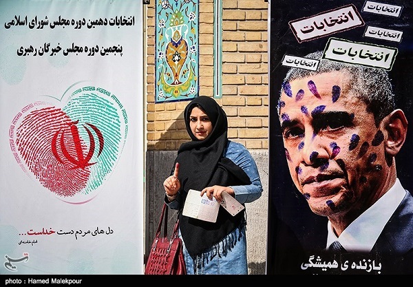 عکس های حضور زنان و دختران در انتخابات