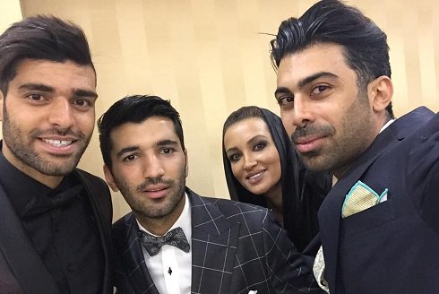 عکس روناک یونسی و همسرش در عروسی محسن مسلمان