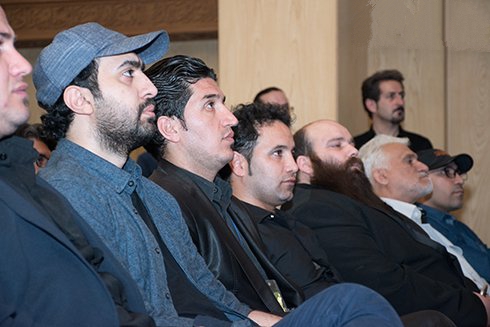 عکس های محمد پسر حبیب و هنرمندان در مراسم هفتم حبیب