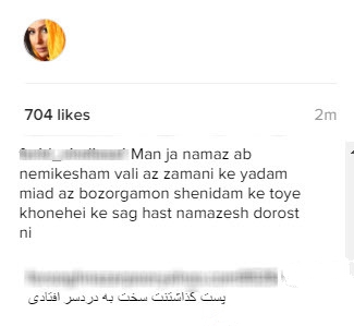 واکنش تند کاربران به عکسی که پرستو صالحی منتشر کرد