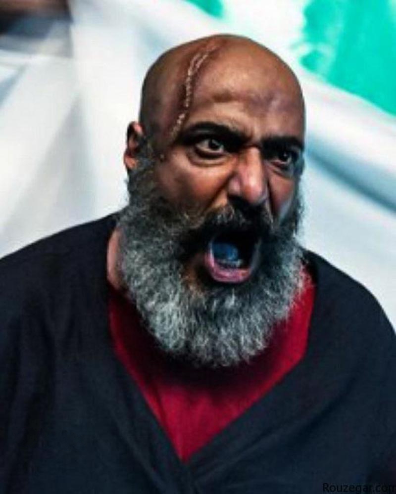 عکس دیدنی و ترسناک گریم امیر جعفری در نقش ابن ملجم
