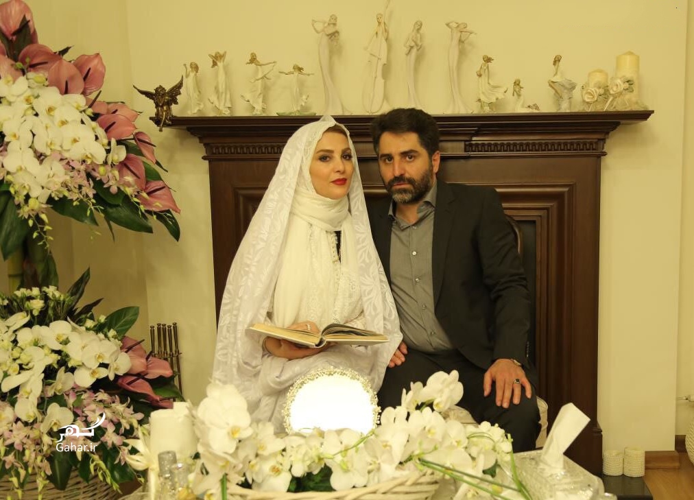 عکس: مراسم عقد و ازدواج ژیلا صادقی و همسرش محسن رجبی