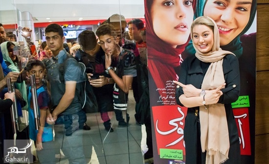 عکسهای سحر قریشی در اکران عمومی آبنبات چوبی