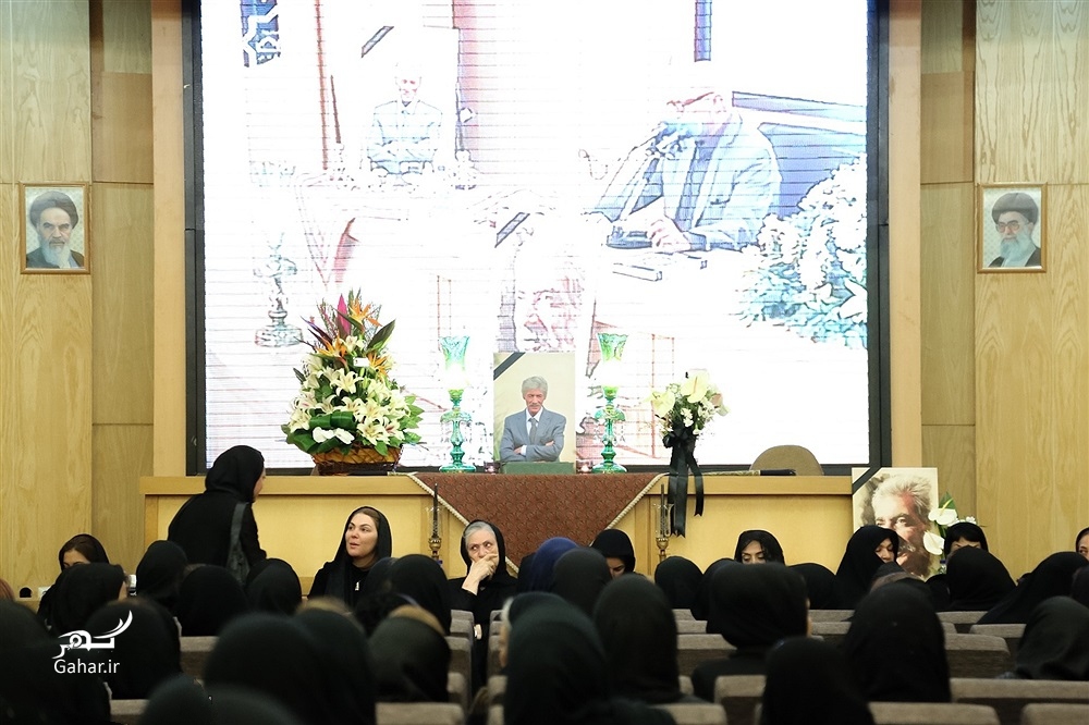 عکس های مراسم ختم پدر ستاره اسکندری و لاله اسکندری با حضور بازیگران