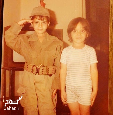 عکسی جالب از کودکی سام درخشانی