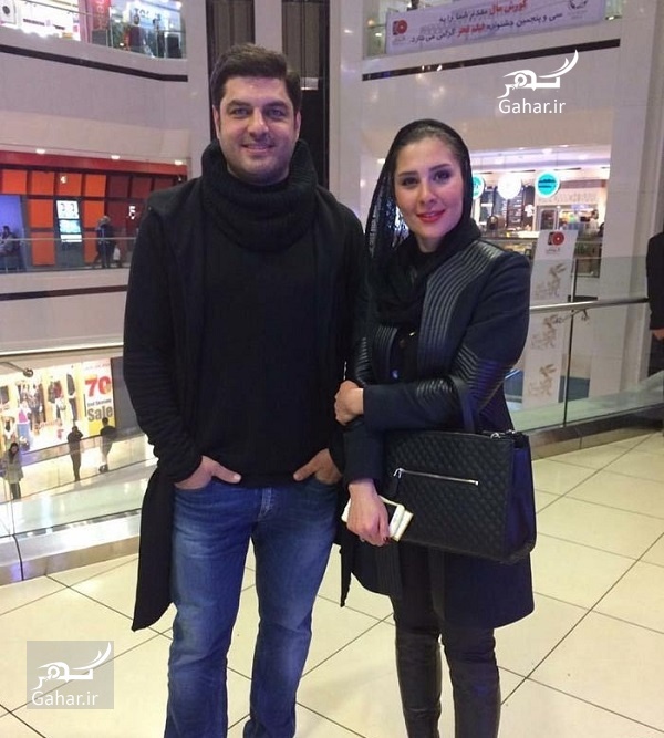 عکس سام درخشانی و همسرش در اکران فیلم خوب ، بد ، جلف
