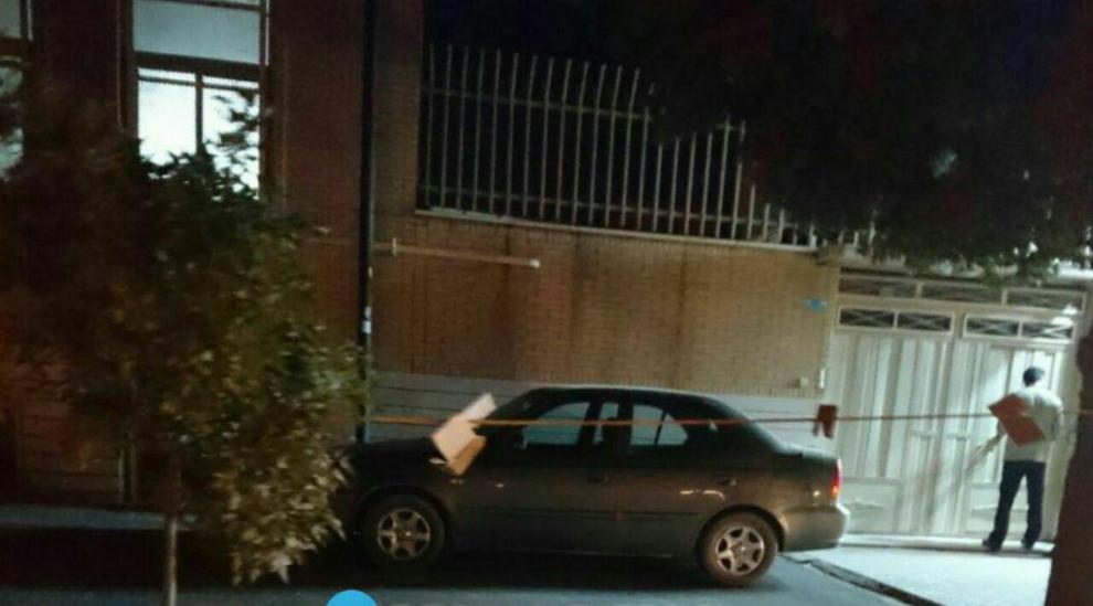 بمب گذاری مقابل خانه پدر شهيد حججی / عكس